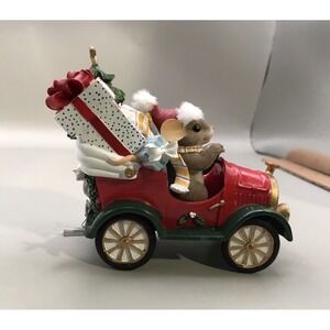 Fitz & Floyd Charming Tails "Heading Home For The Holidays"